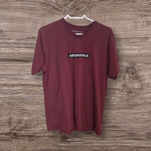 ⭐️Aeropostale Mens Red Short Sleeve Tee Size L